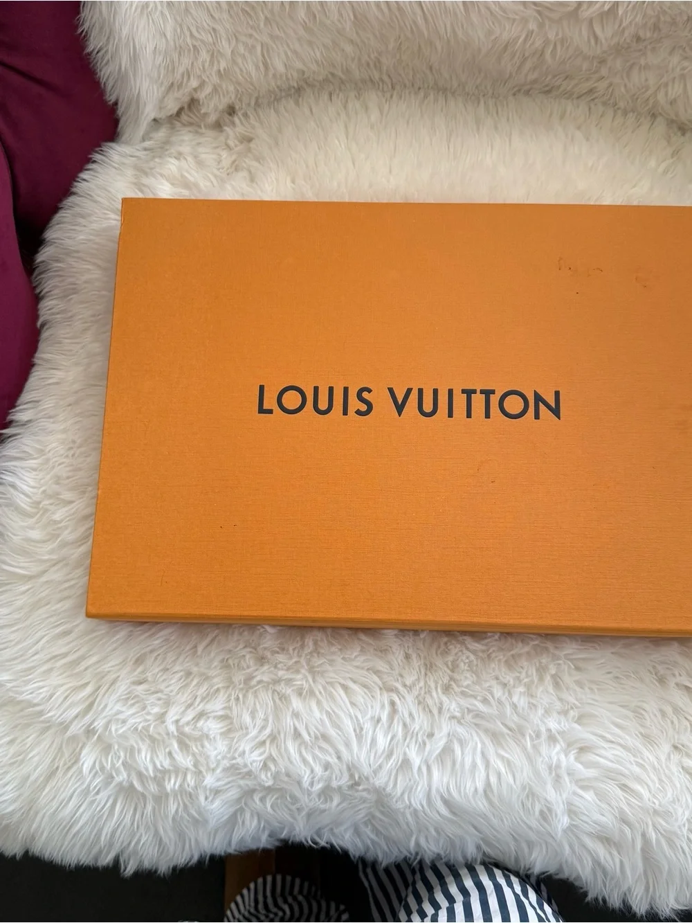 Louis Vuitton Monogram Shawl Scarf Wrap Black
